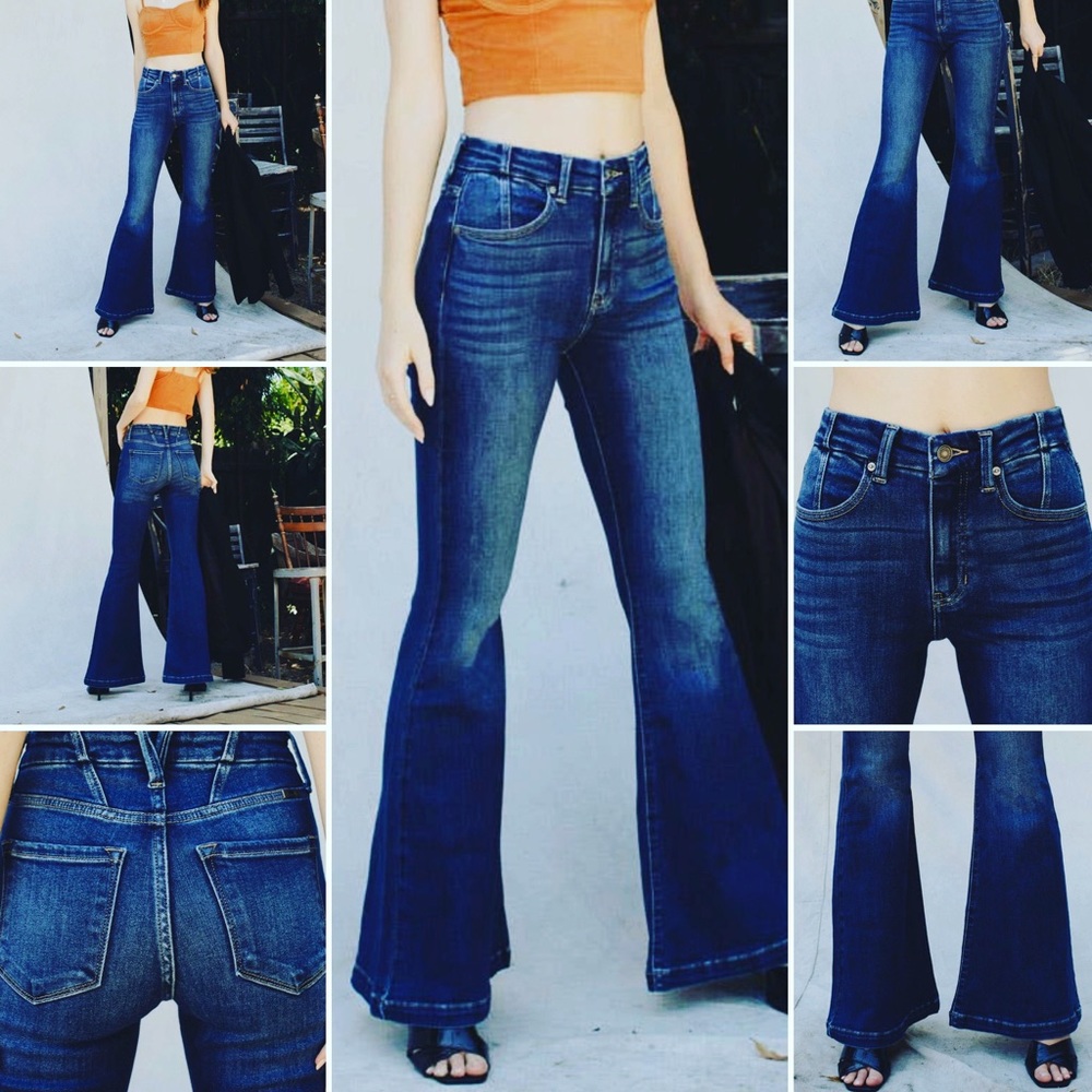 High Rise Super Flare Jeans